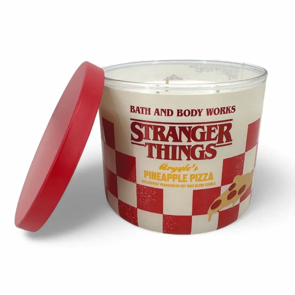Stranger Things Argyle's Pineapple Pizza Candle Bath and Body Works Surfer Boy